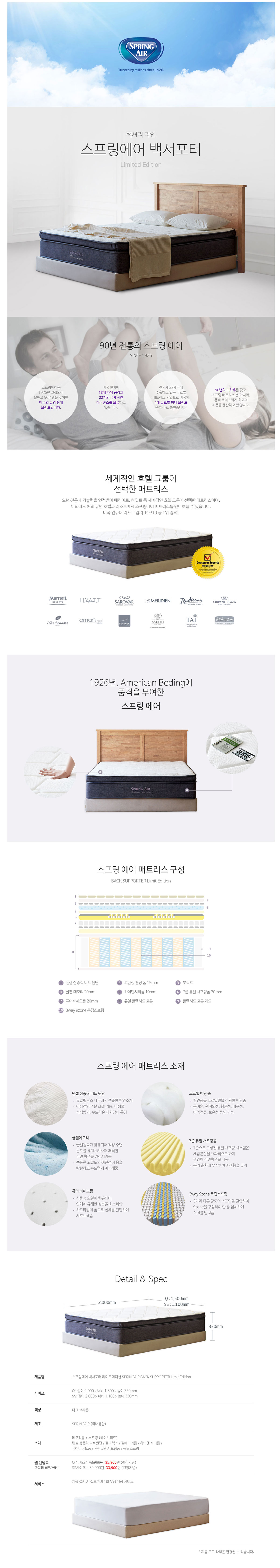 대림케어 스프링에어 매트리스 (SS) 이미지 2
