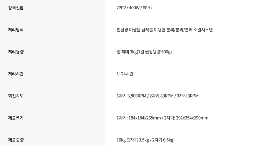 현대큐밍 하이브리드 싱크케어 음식물처리기(셀프형) 이미지 7