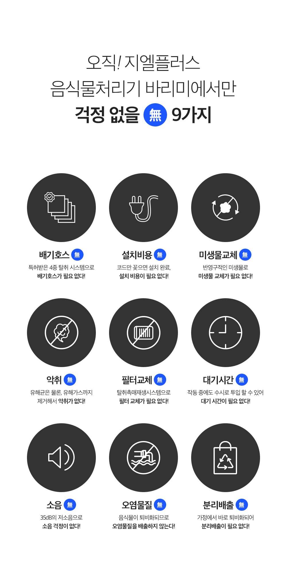 지엘플러스 분쇄형 바리미 음식물처리기 이미지 4