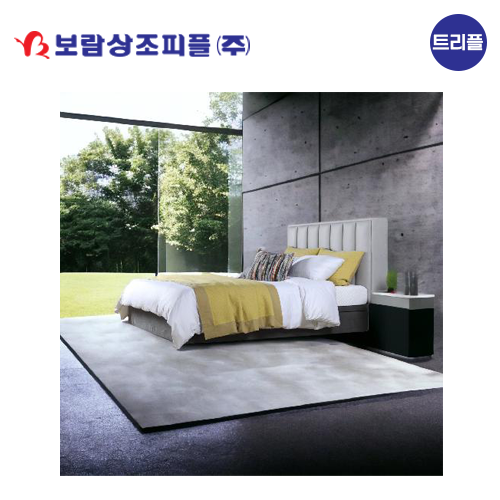 [보람상조] 트리플 체리쉬 그레이 퀸사이즈 모션베드 이미지 1