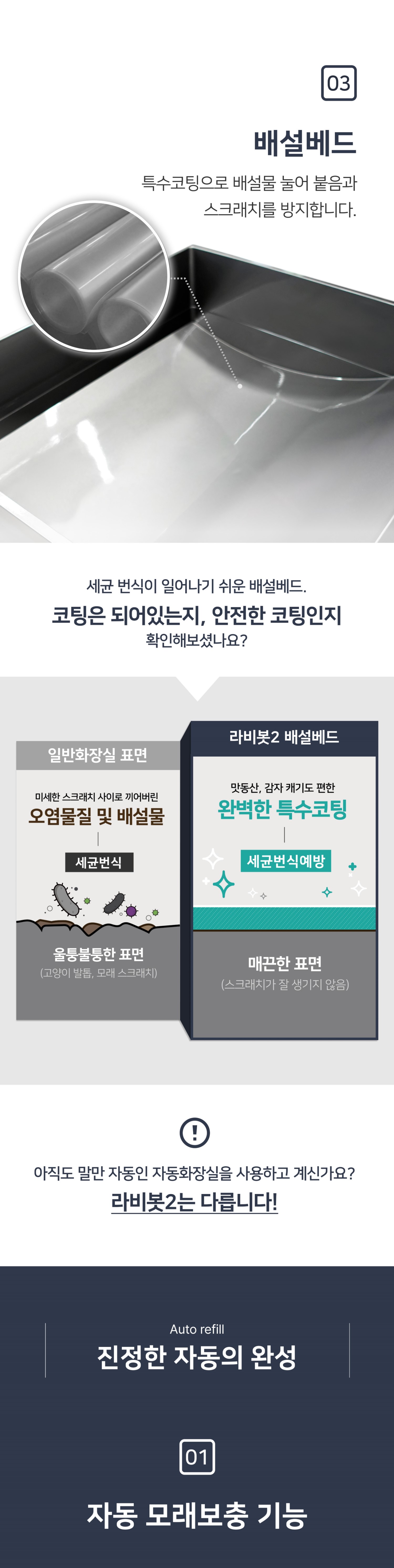 현대큐밍 라비봇 고양이 화장실 (태그미포함) 이미지 8