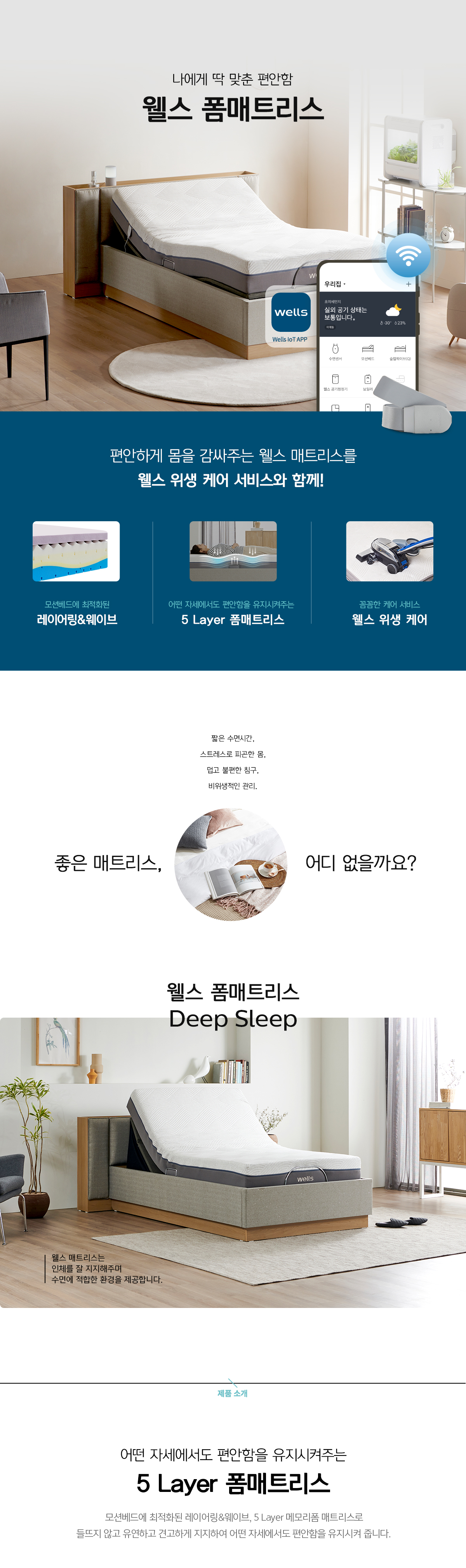 웰스 폼 매트리스 이미지 3
