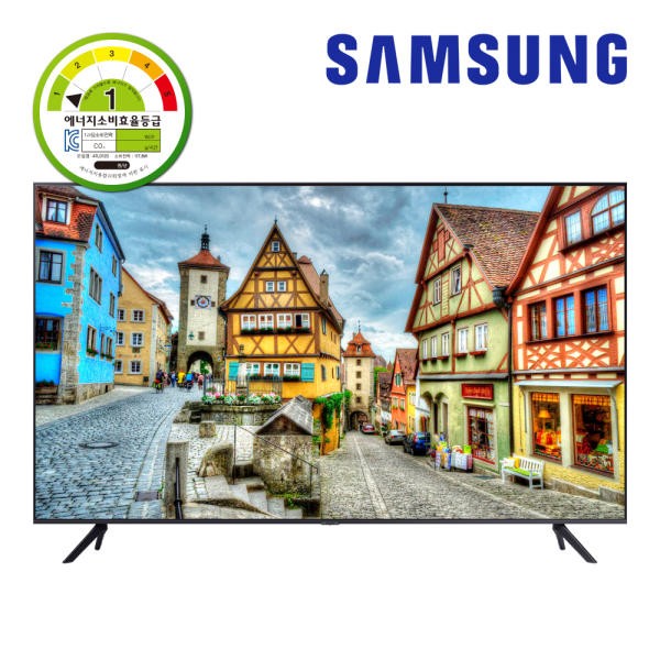 삼성전자 75인치 Crystal UHD 4K LED 사이니지 TV 모니터 에너지효율 1등급 이미지 1