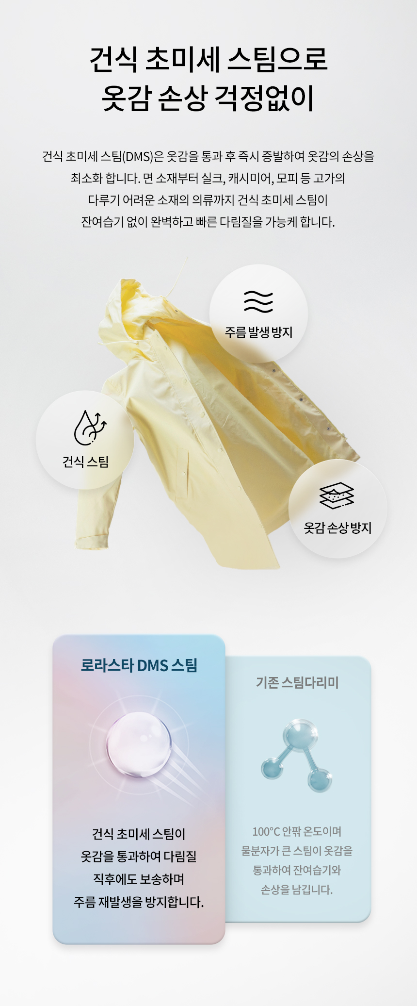 로라스타 커넥티드 스팀다리미 스마트 U /스위스 프리미엄 다리미 이미지 22
