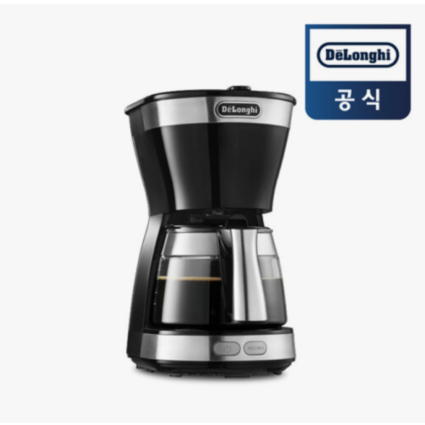 [드롱기공식정품] 미니드립 650ml 커피메이커 ICM12011.BK 이미지 1