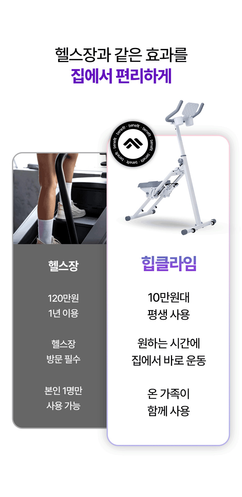 무브핏 힙클라임 가정용 천국의계단 스텝퍼 홈트 이미지 28