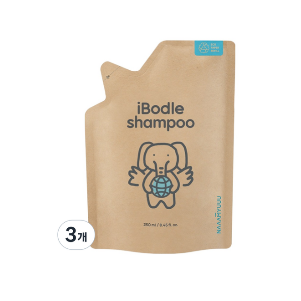 아이보들 유아 샴푸 리필, 250ml, 3개 이미지 1