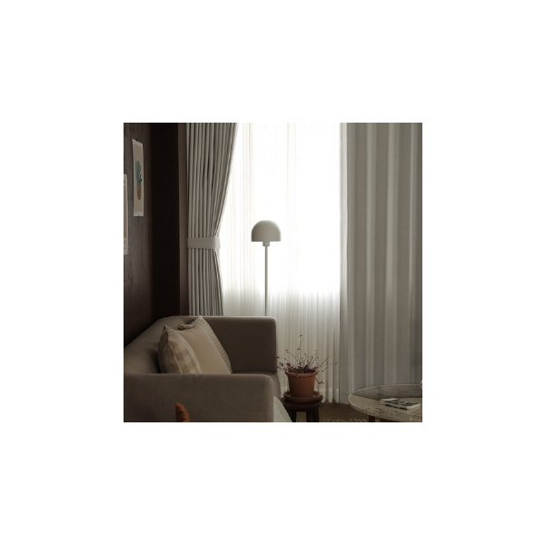 소르르홈데코 프라이빗 100% 암막 형상기억 암막커튼 2장+고정끈 이음선 없는 거실 안방 방한 방풍 호텔식 이미지 1