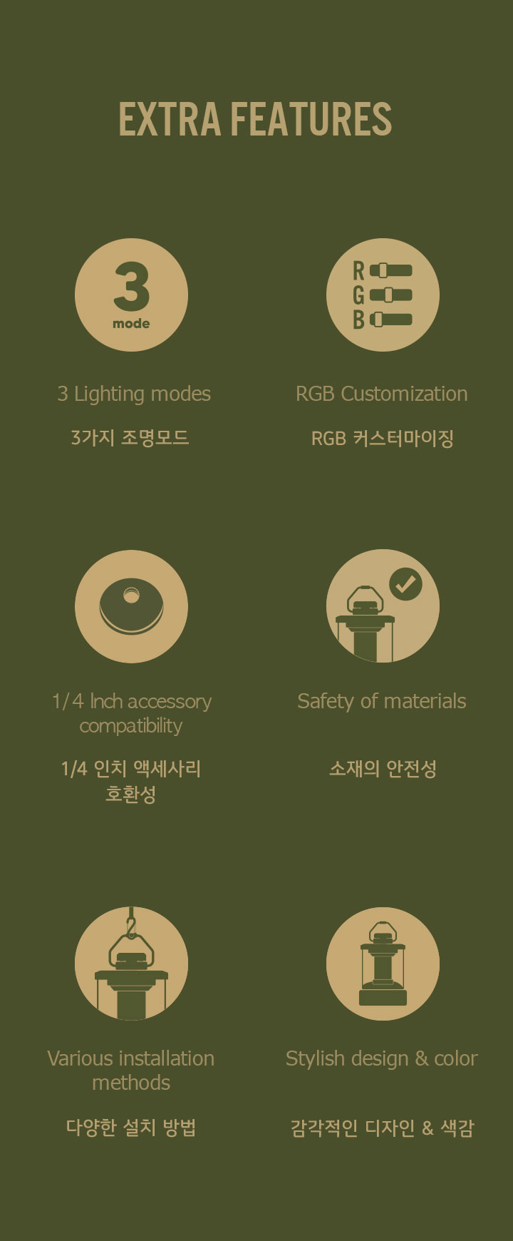카고컨테이너 블루투스 캠핑랜턴 RGB조명 무드라이트, 1개, 블랙 이미지 12